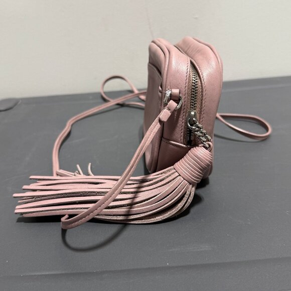 Yves Saint Laurent Nappa Monogram Blogger Bag Pink Crossbody - Picture 5 of 6